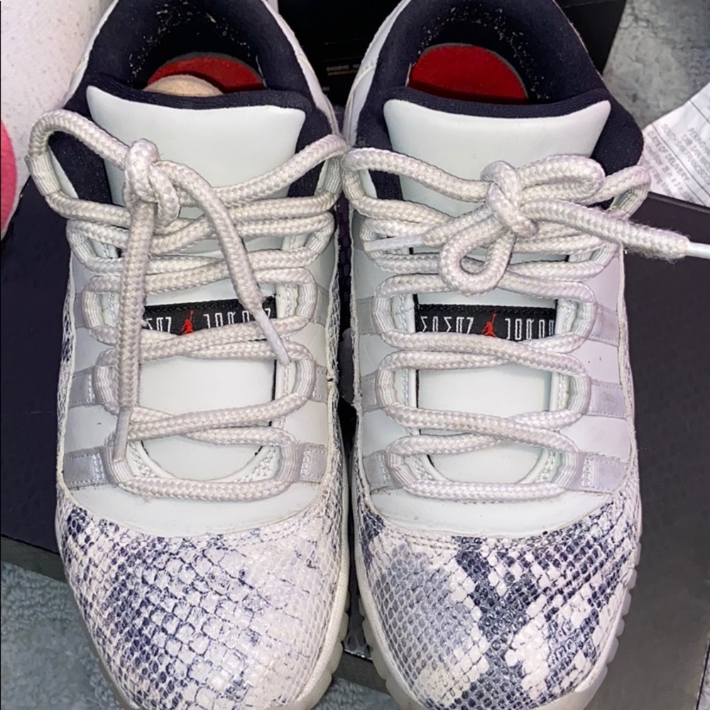 grey snakeskins jordan retro 11s